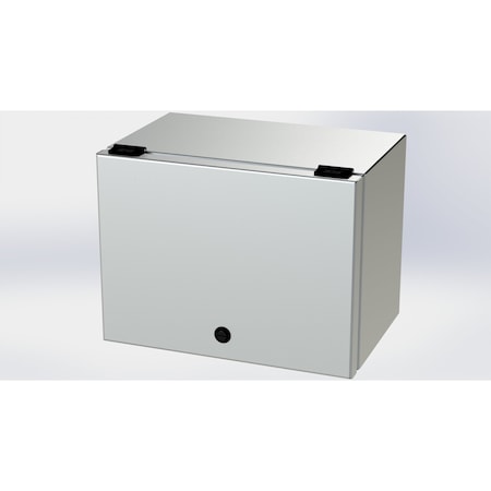 Saginaw Control & Engineering 1/4 Turn Latch Electrical Enclosures, 9 in H, 8 in D, 12 in W, NEMA 3R, 4, 4X, 12, 13 SCE-L9128ELJSS